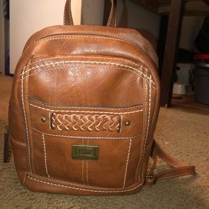 Mini brown backpack